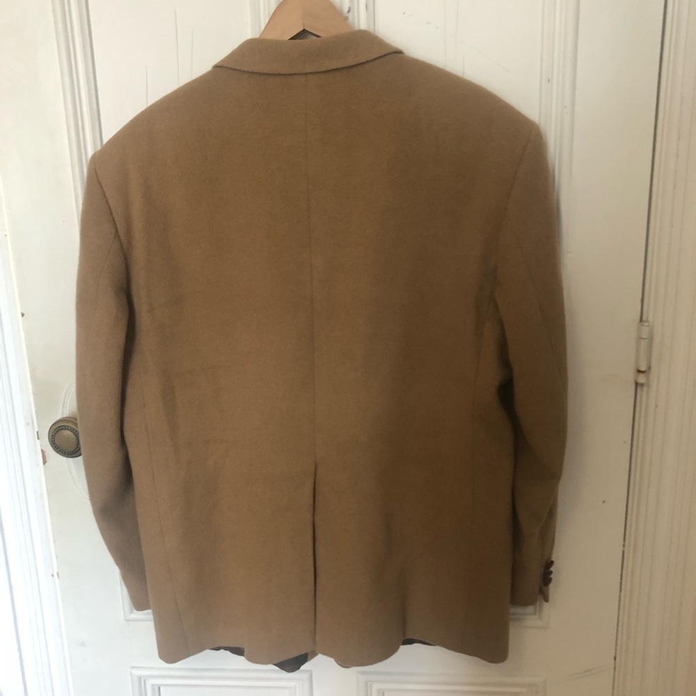 Vintage Moore’s Wool and Camel Hair Tan Blazer Size 44 - Picture 9 of 16